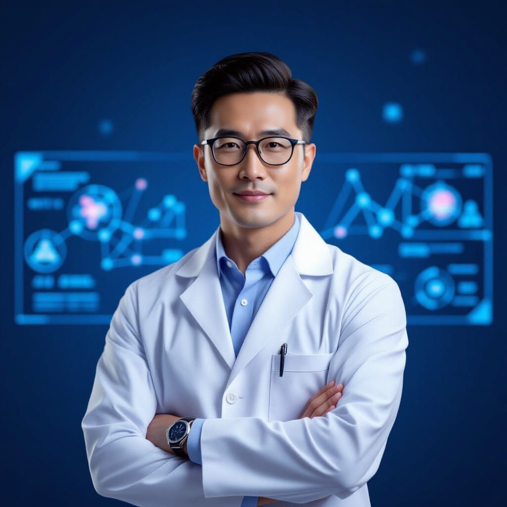 East Asian Doctor Explains AI in Cancer Treatment