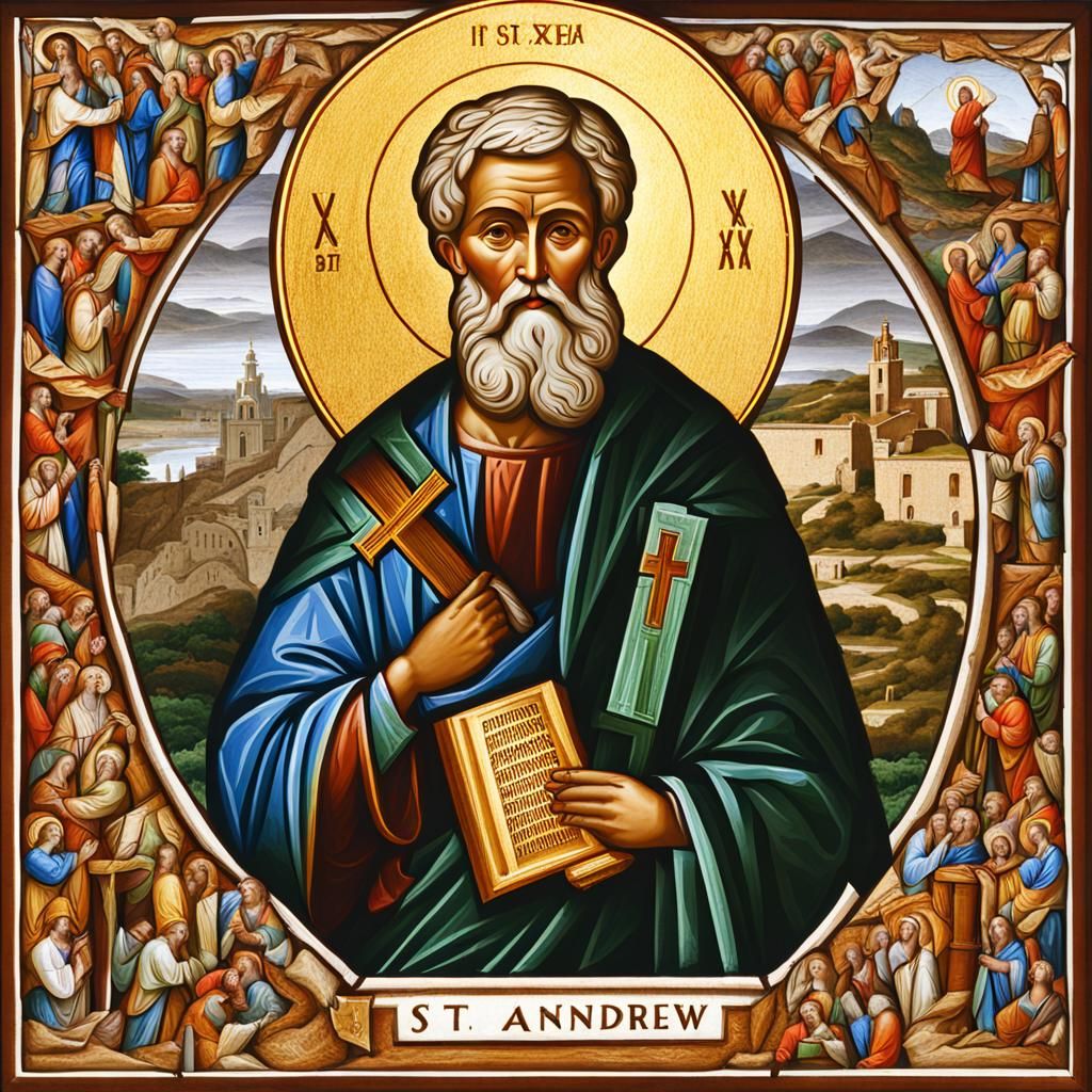 AI Interpretation of St Andrew