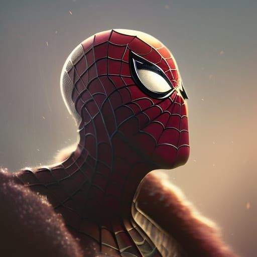 Hyperdetailed Spider-Man Portrait, Trending Artstation Conce...