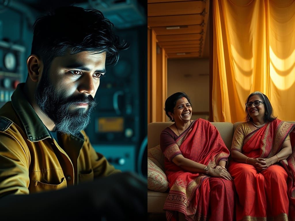 Cinematic Realism: Hardworking Indian Electrician vs Luxurio...