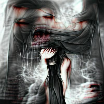 Screaming Goddess of Depression and Anxiety