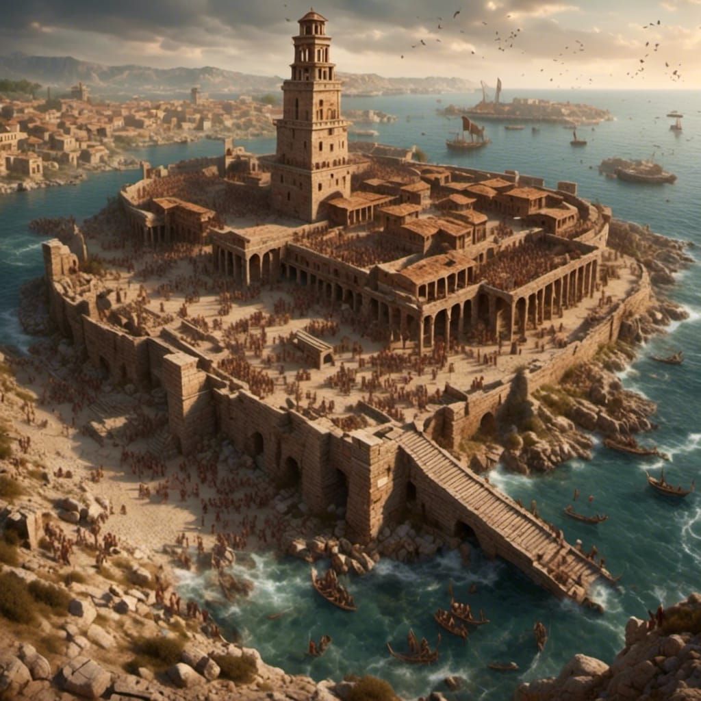 Lighthouse of Alexandria in the Roman Age