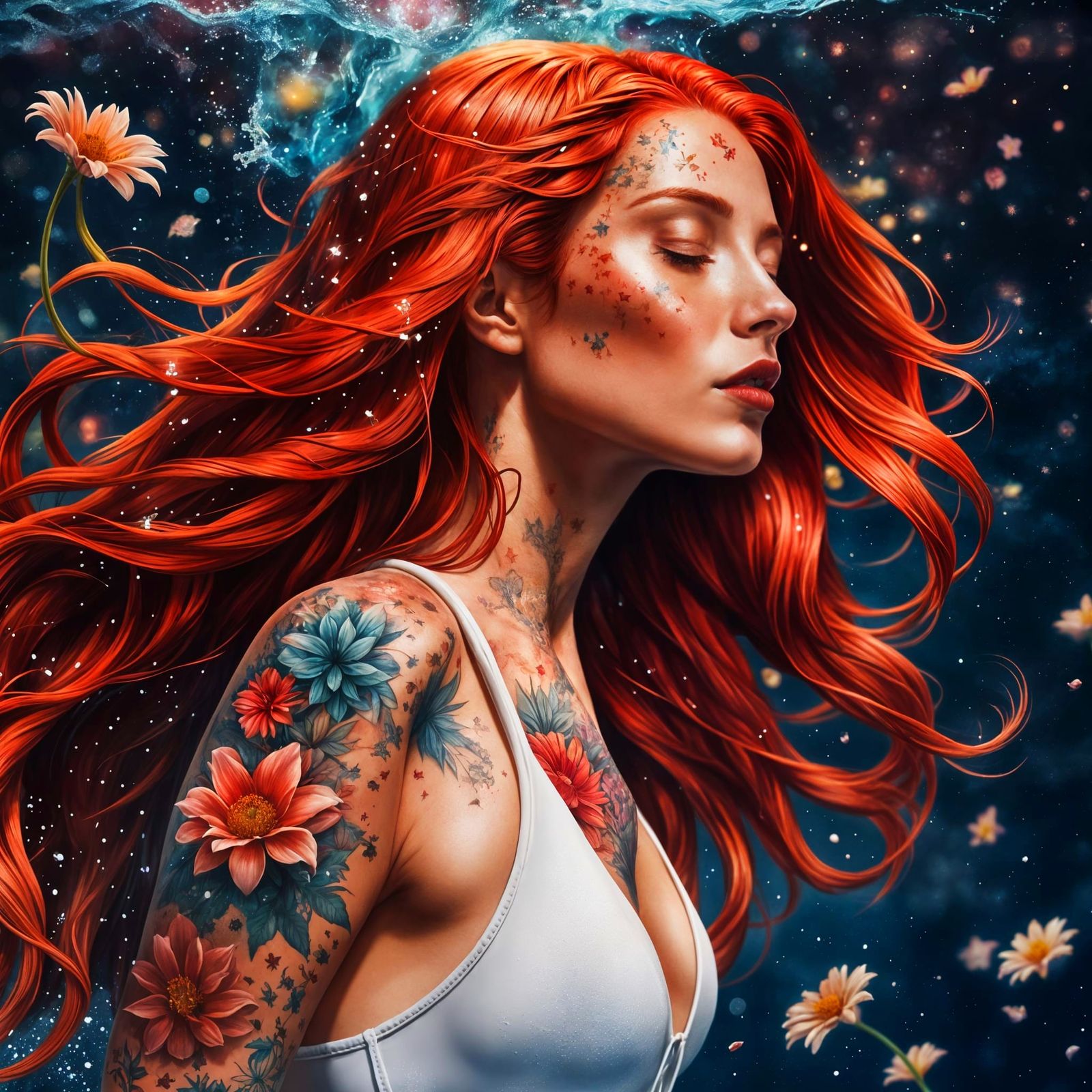 Flower Imprinted Skin