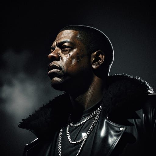 Jay Z in Grimy Film Noir Style