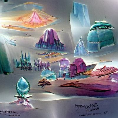 Crystalline Planet: A Cosmic Landscape