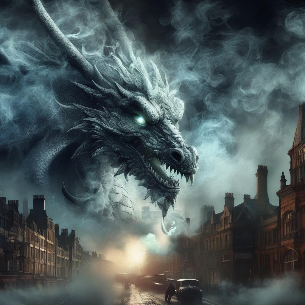 Smog Dragon Haunts Victorian London