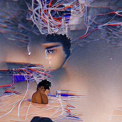 Abstract Image of Disconnection and Isolation