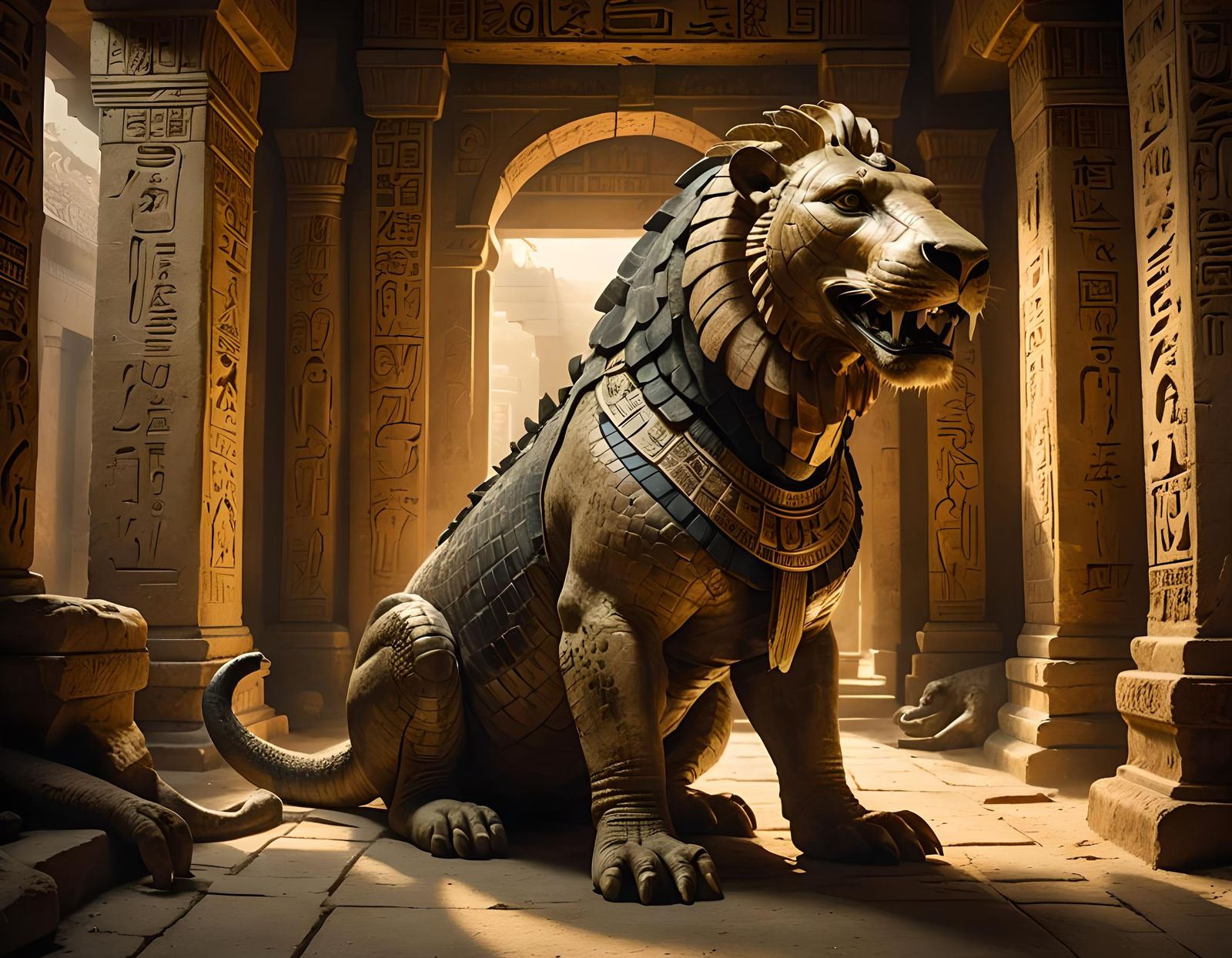 Egyptian Goddess Ammit, the Devourer of the Dead