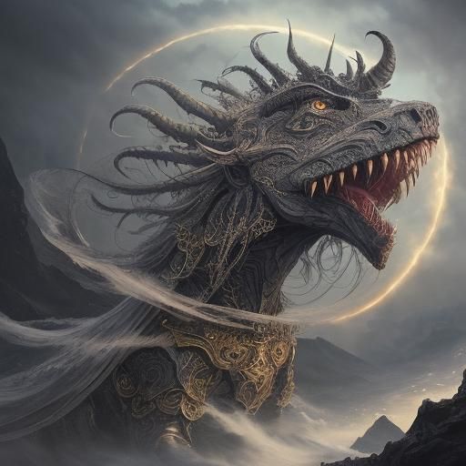 Allegorical Rage Woven in Bismuth Silk