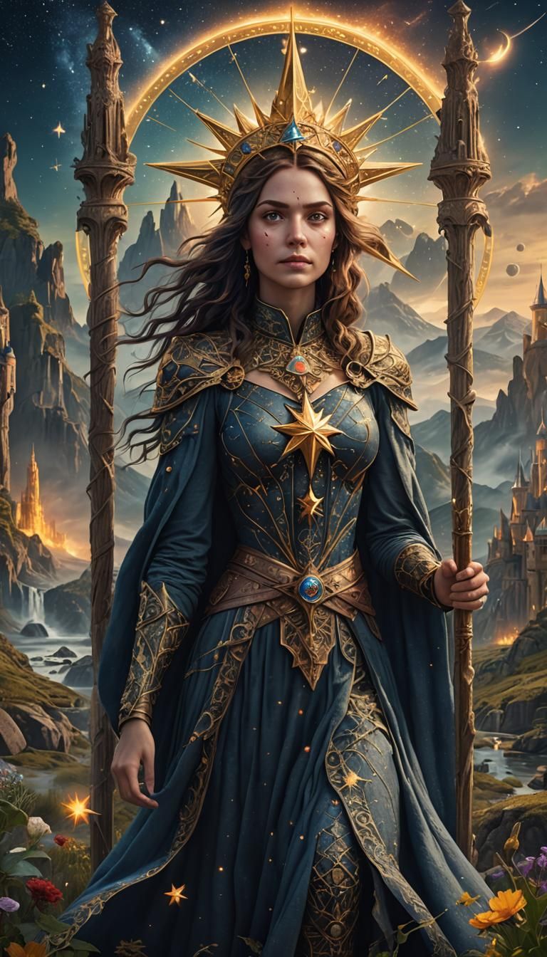 The Star Tarot: Surreal Fantasy Portrait