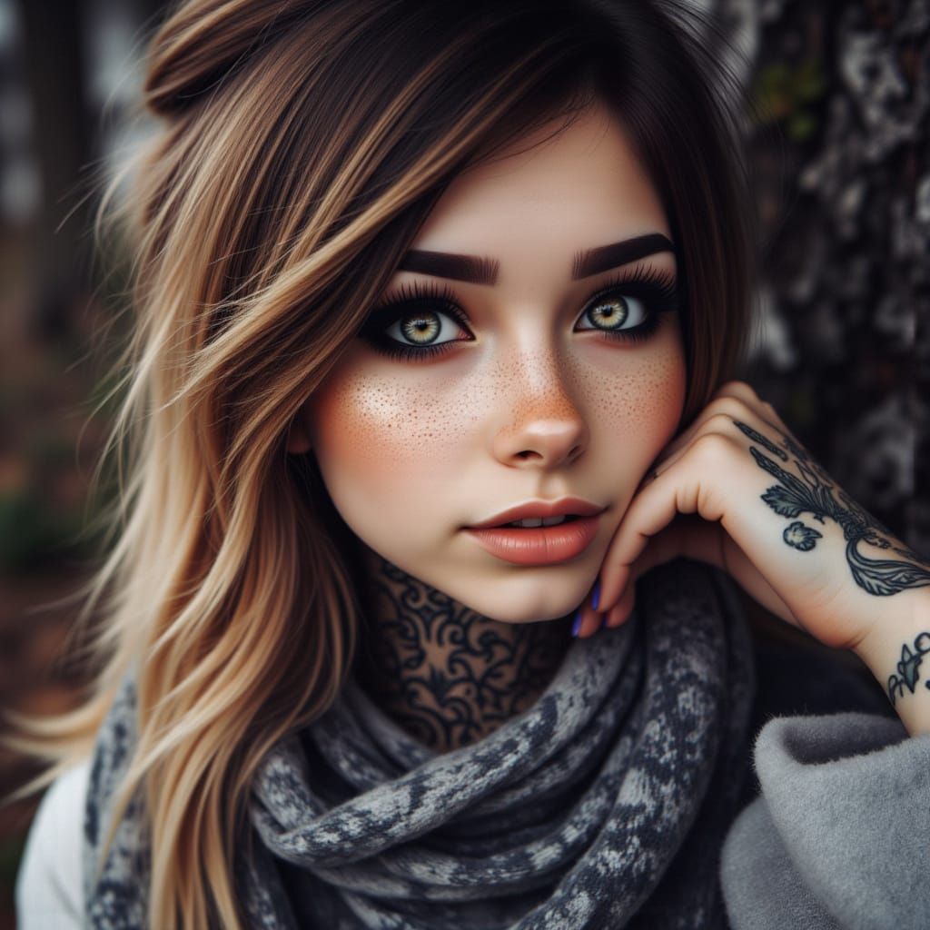 Elegant Woman in Beautiful Fashion