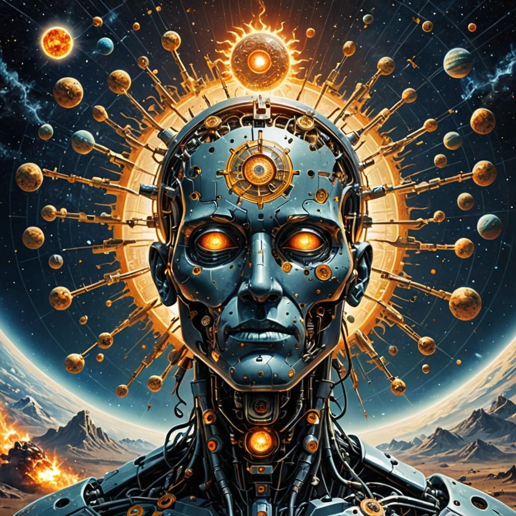 Surreal Machine Biology: Eating the Exploding Sun