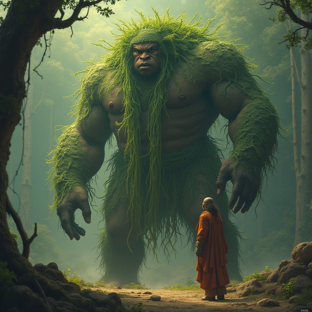 Ancient Earth Goddess Pachamama with Creator God Viracocha i...