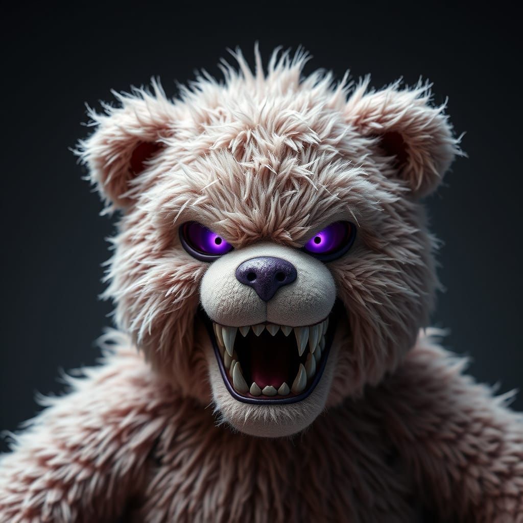 Charming yet Menacing Plush Toy