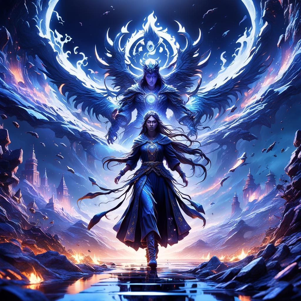 I walk path with my guide