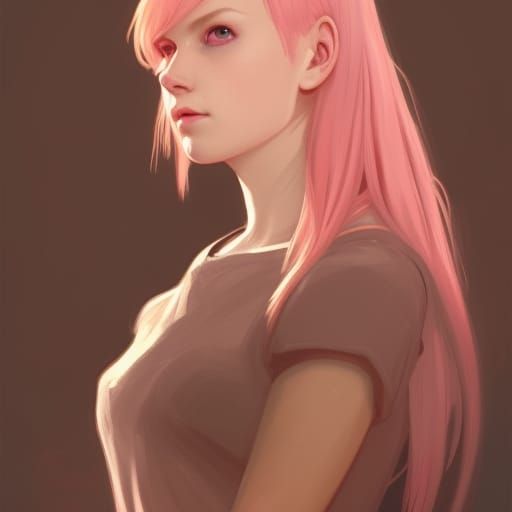 Nimona Portrait in Hyperdetailed Digital Art Style