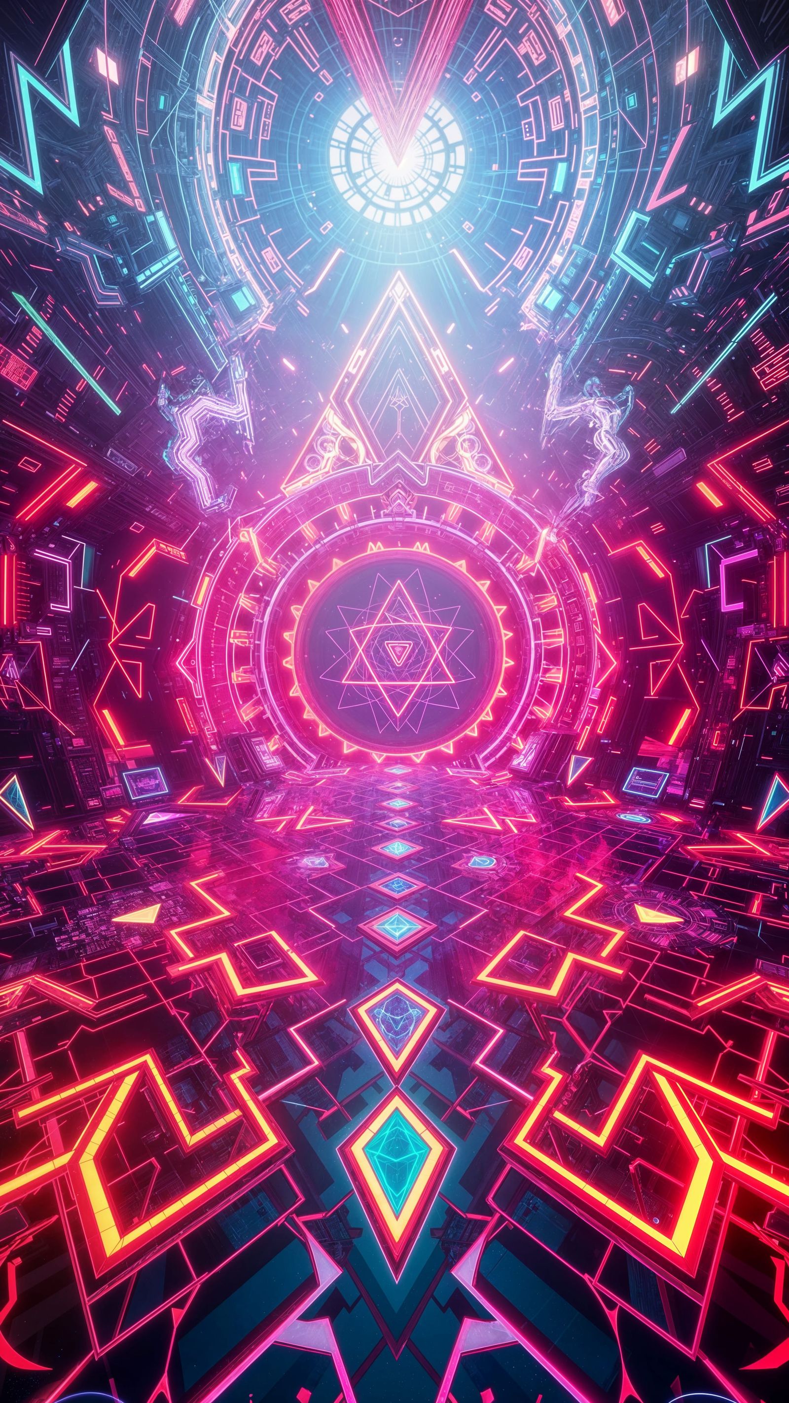 Symmetric Psytrance Design in High Resolution