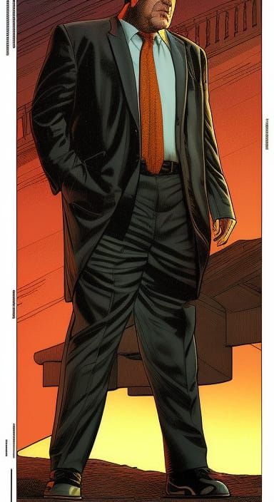 James Gandolfini in Moebius Comic Style