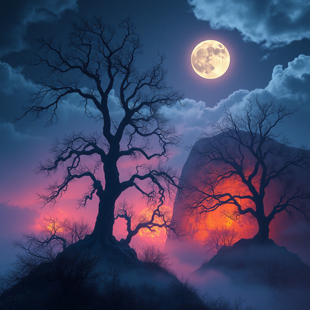 Ethereal Moonlit Dreamscape in Unreal Engine 5