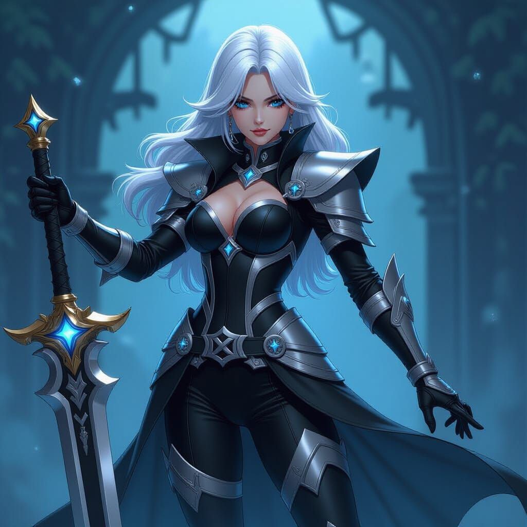 Storm in Kingdom Hearts Outfit, Anime-Futuristic Style