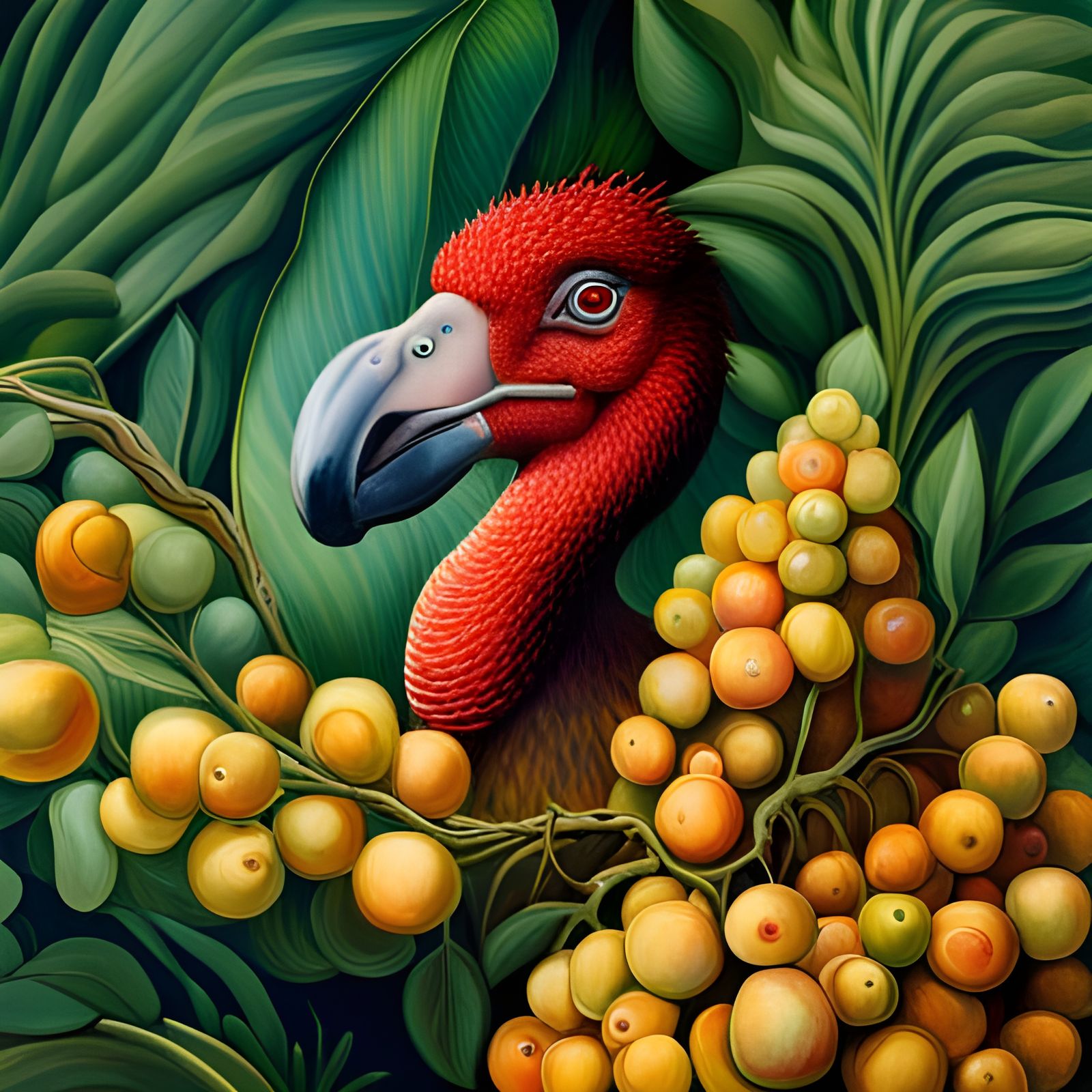 The Dodo and Tambalacoque Fruit (dodo tree fruit) in Mauritius