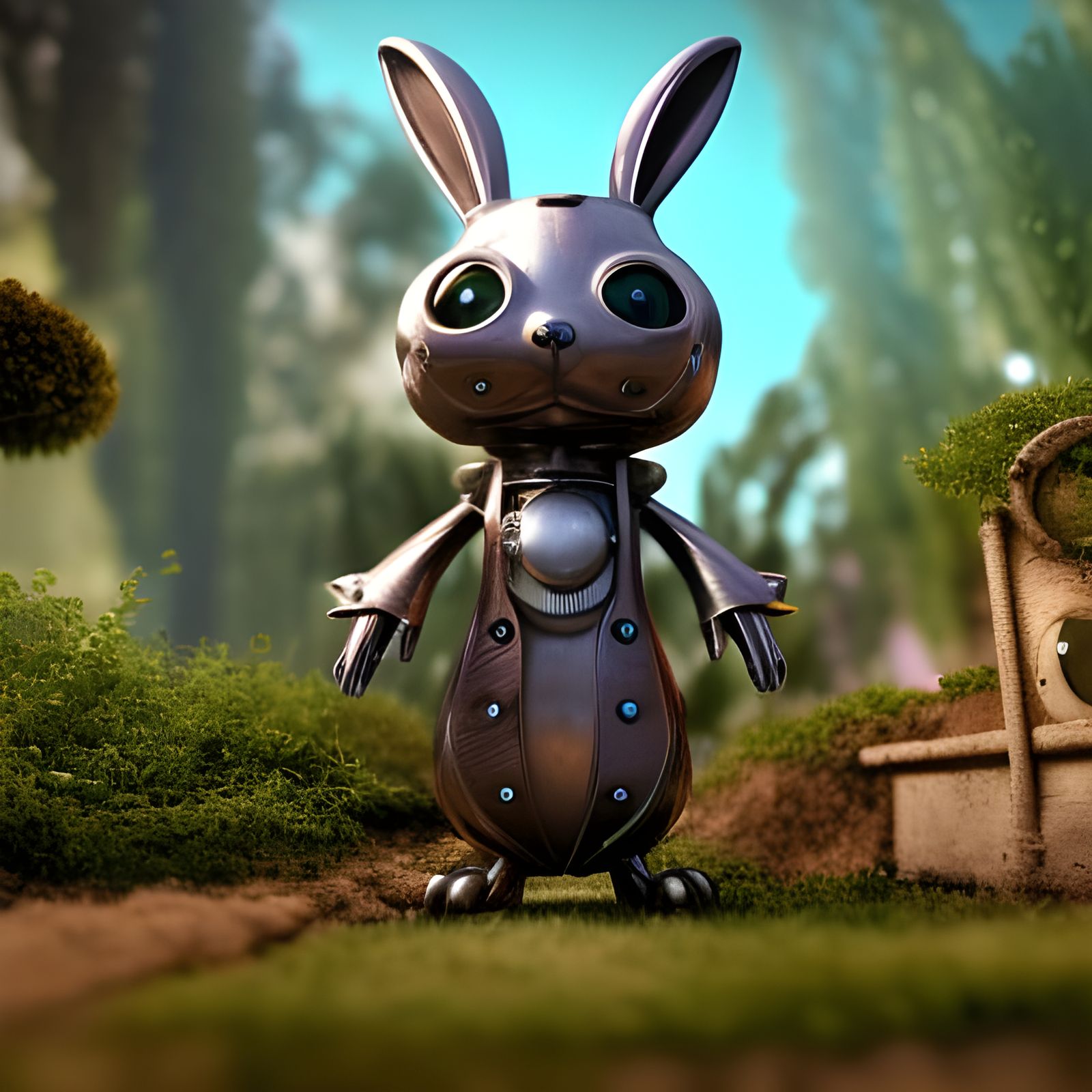 Little robotic rabbit