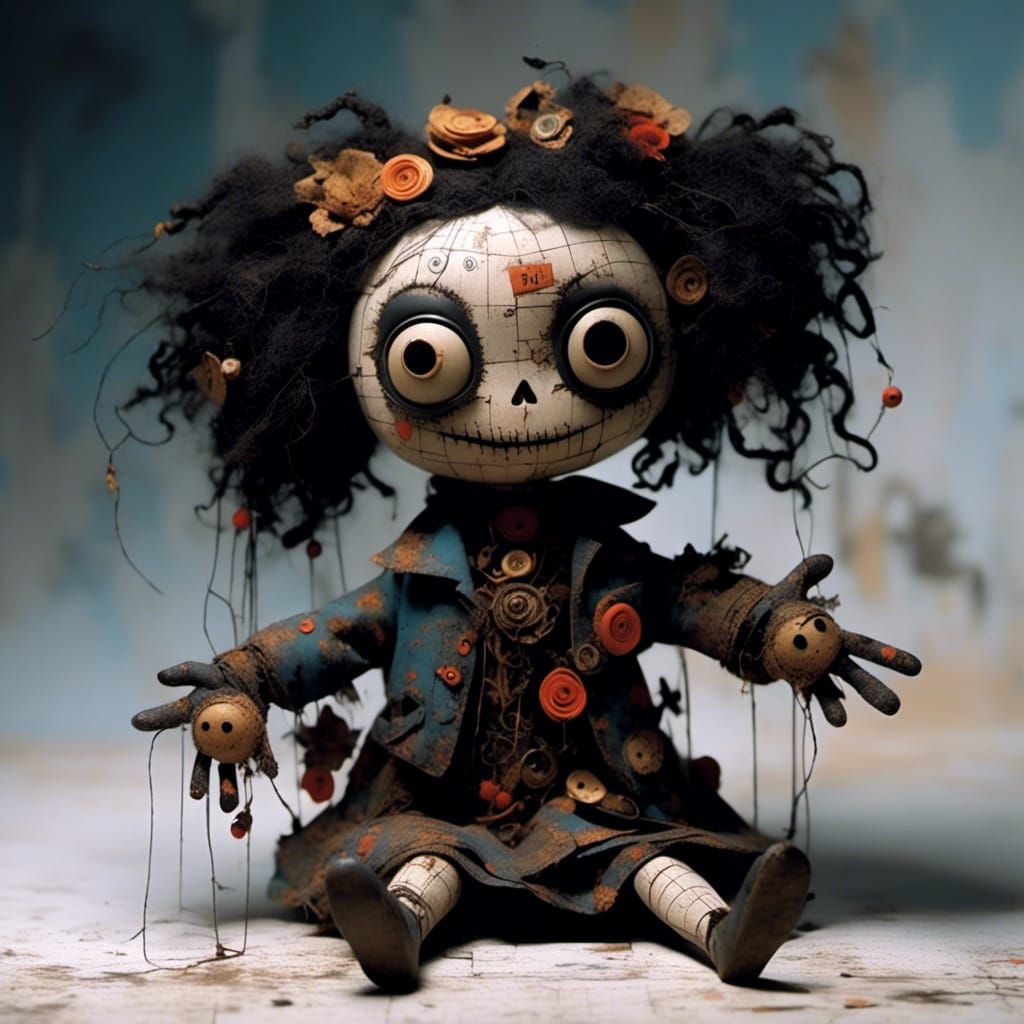 Lora voodoo dolls - velvet exoskeleton