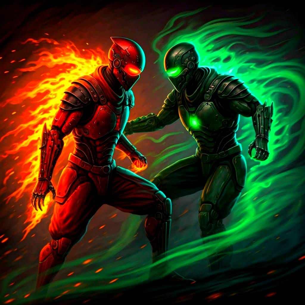 Cyber Ninjago (Kai VS Morro) Alt Design