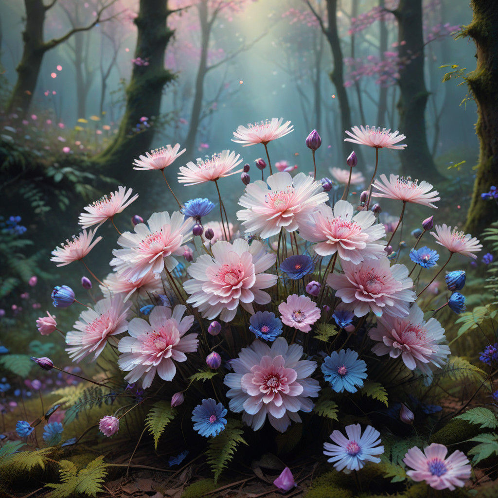 Surreal Florals in Soft Focus: Whimsical Impressionist Maste...