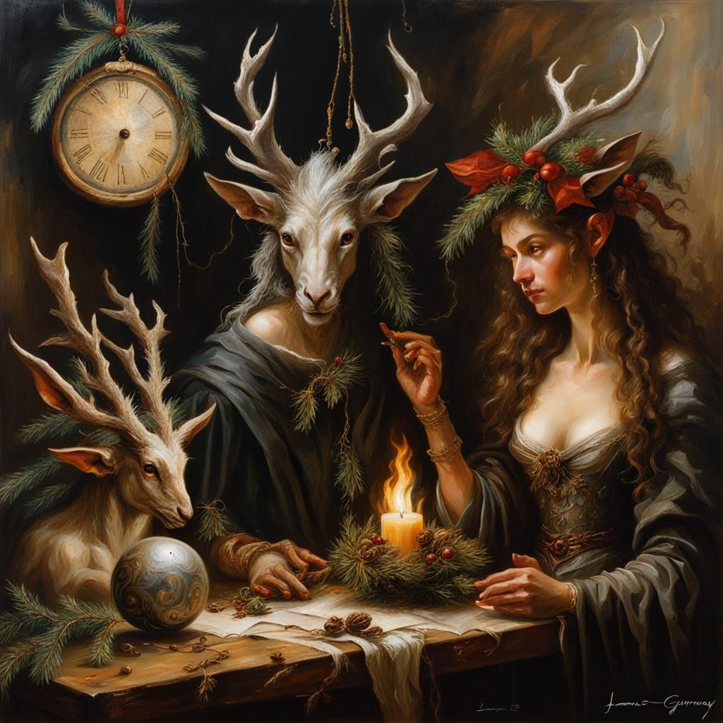 Fantasy Christmas Art