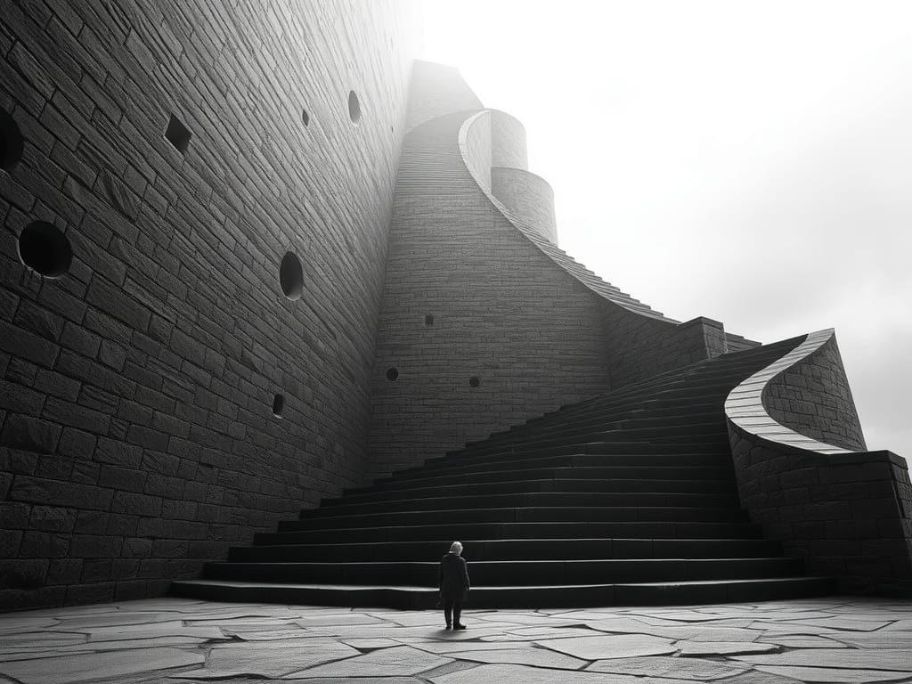 Eternal Ascent in Monochromatic Despair