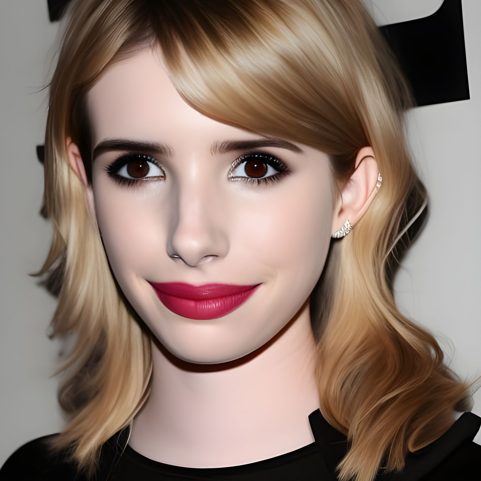 Black Stockings Fashion Portrait