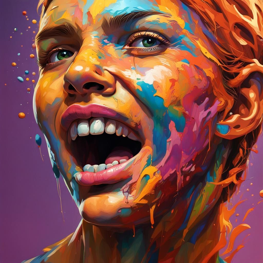 Hyperrealistic Portrait with Dramatic Lighting