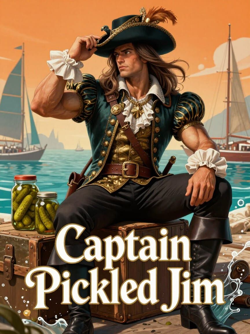 Captain Pickled Jim Romance Novel Cover Art