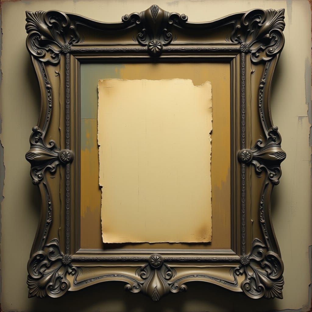 Blank Photograph Evokes Warmth and Forgotten Memories