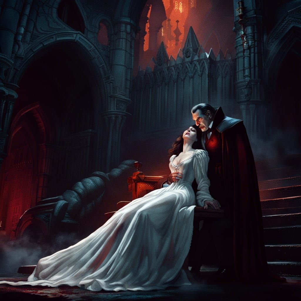 Dracula's Castle: A Vampire's Dark Embrace