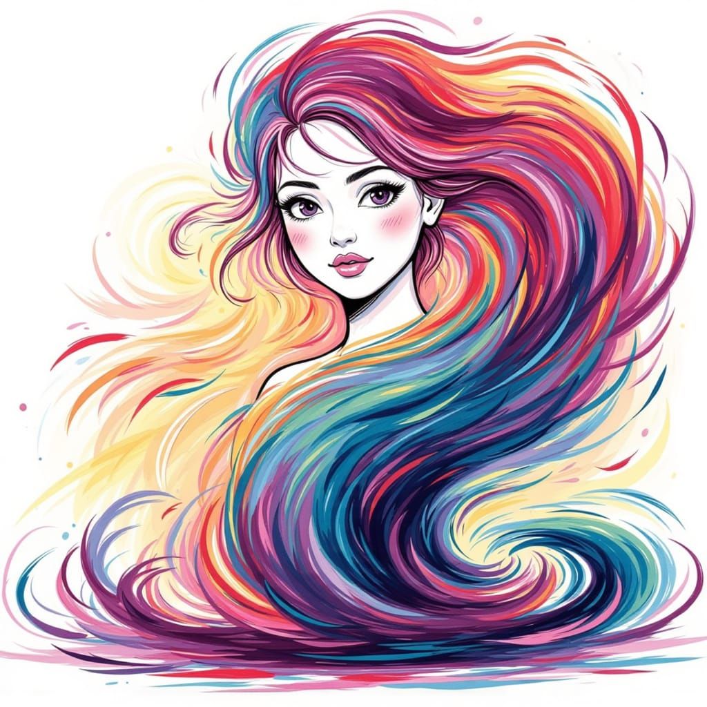 Abstract Art with Synth and Sketch Styles