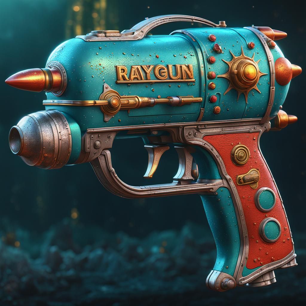 Retro Raygun Fantasy Concept Art in Deep Color