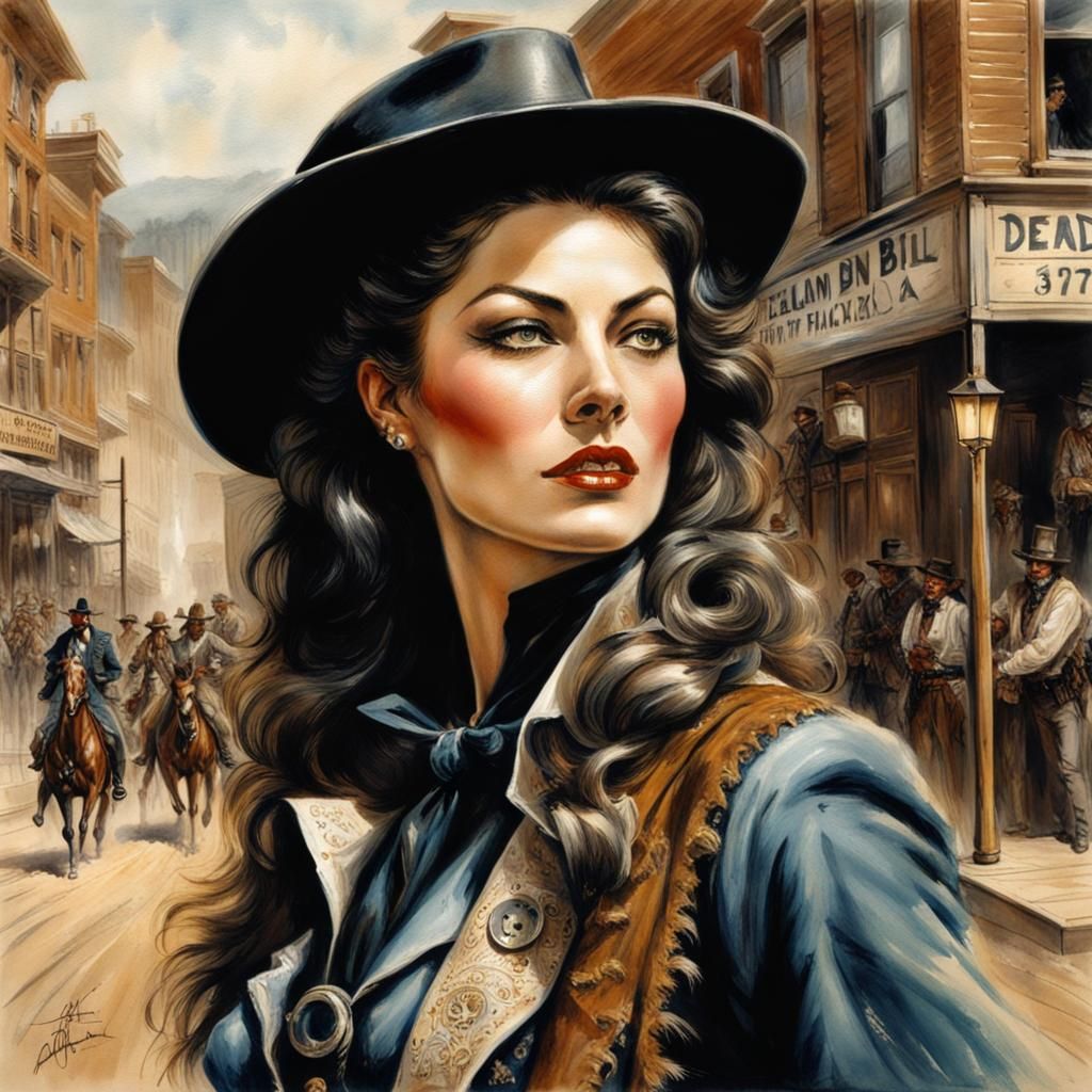 Ava Gardner as Wild Bill Hickock in Deadwood