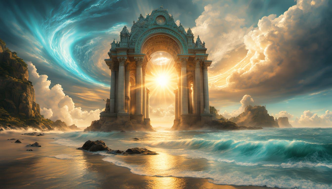 Dimensions Open: Heart in Sky Above Crystal Cave