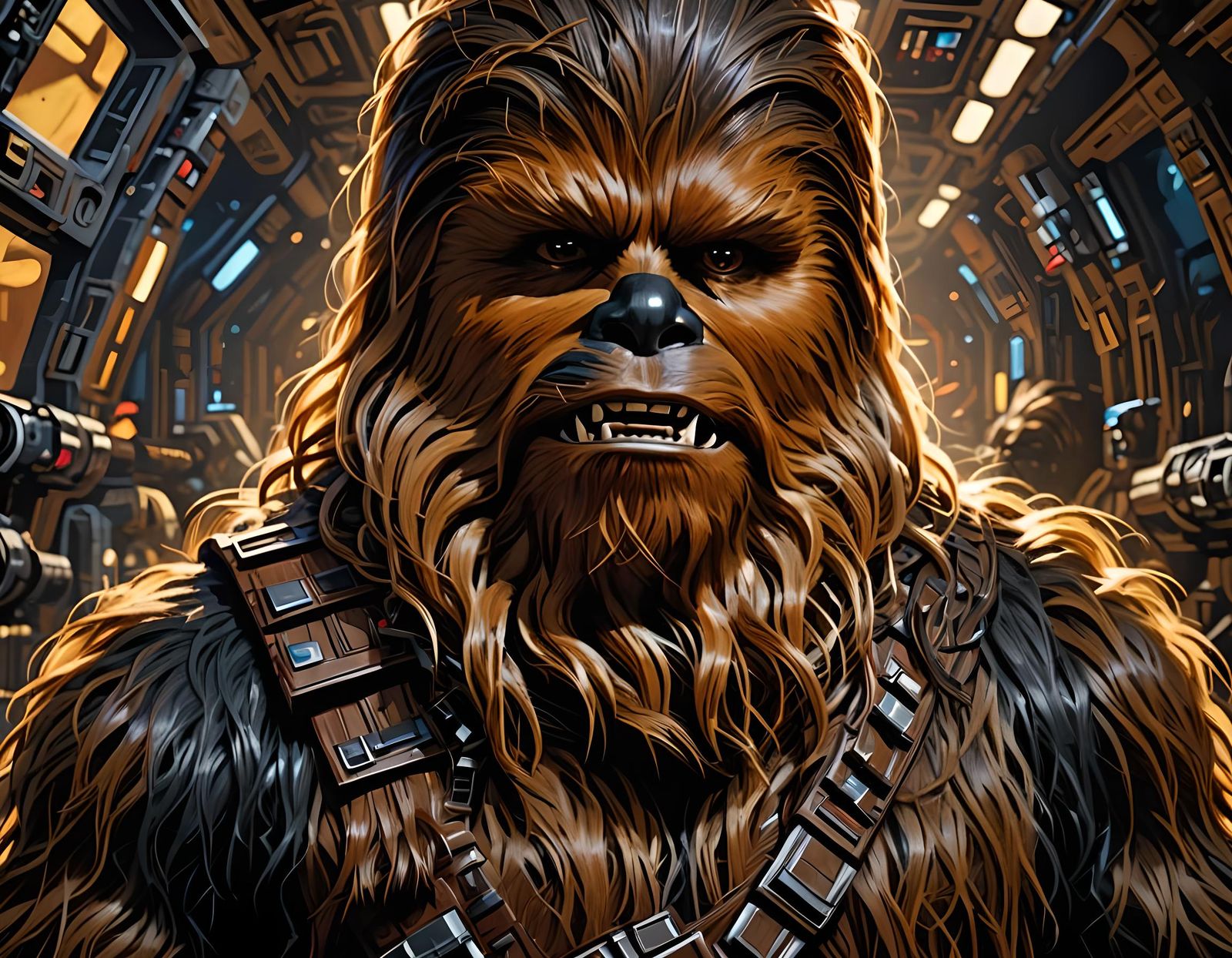 Chewbacca Star Wars: Fantastical Concept Art
