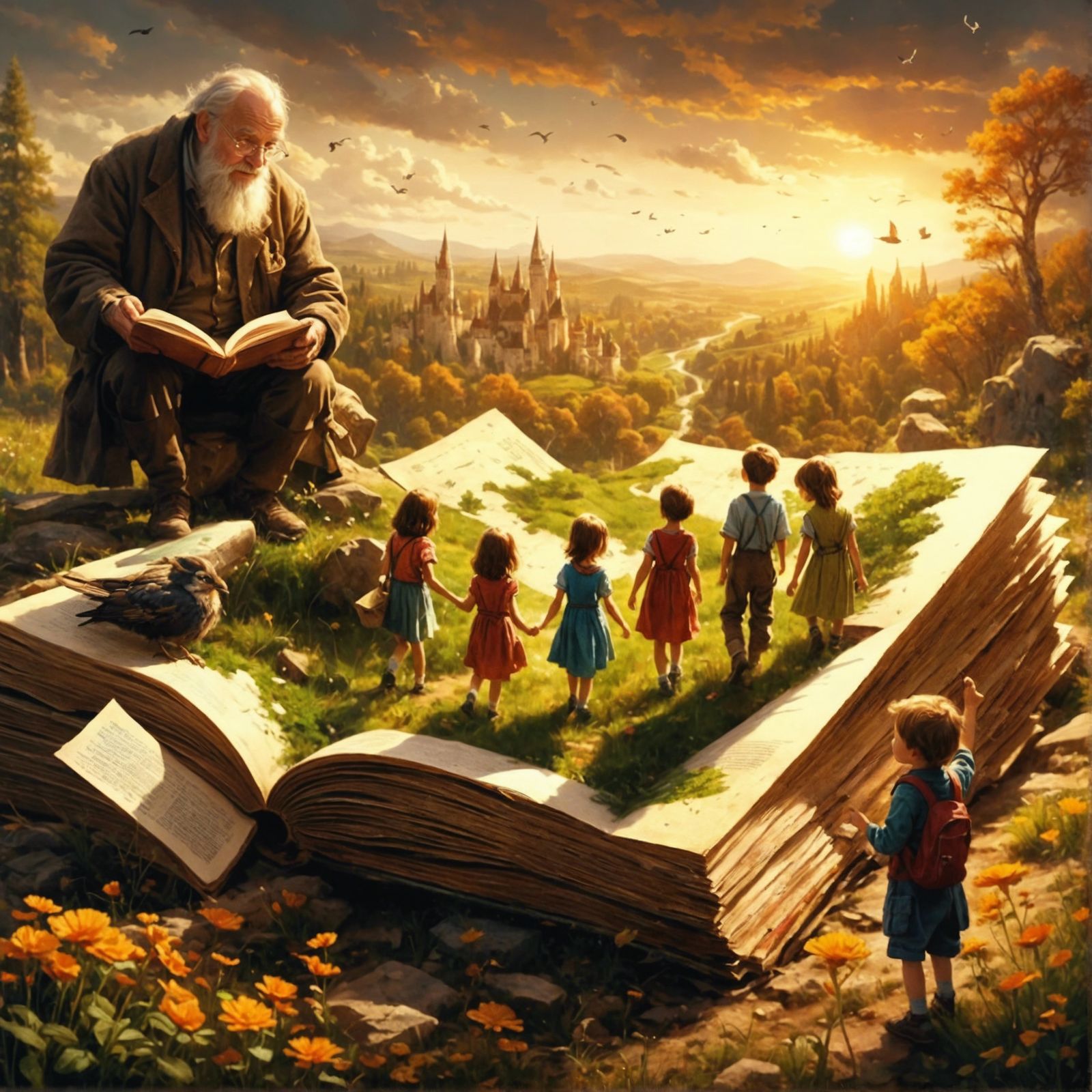 Children's Fairy Tale Book Comes to Life