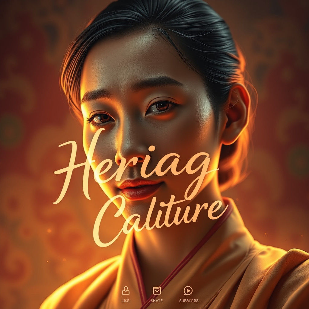 Warm Splash Art Symbolizing Heritage and Culture