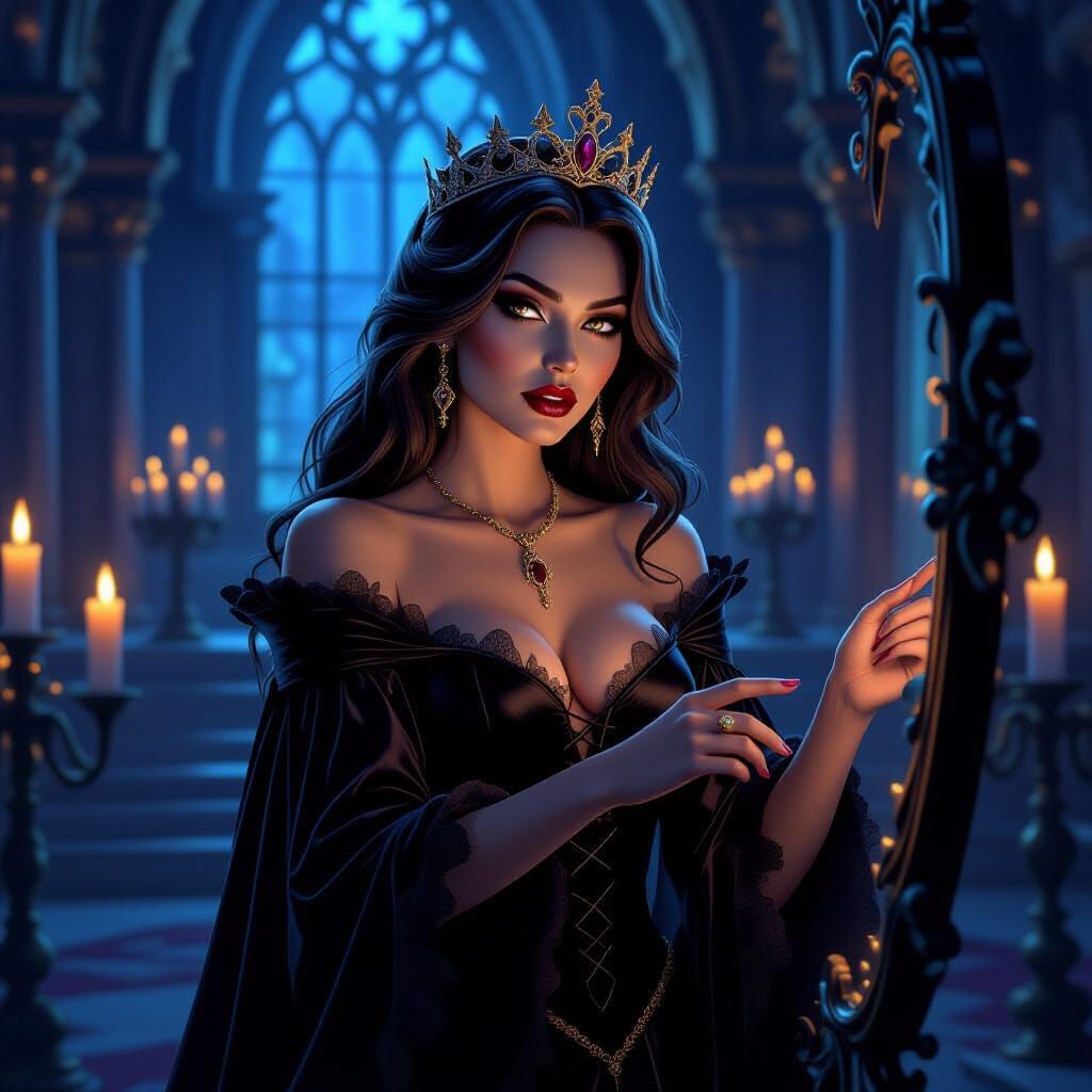 Princess of Pride in Dark Fantasy Palace