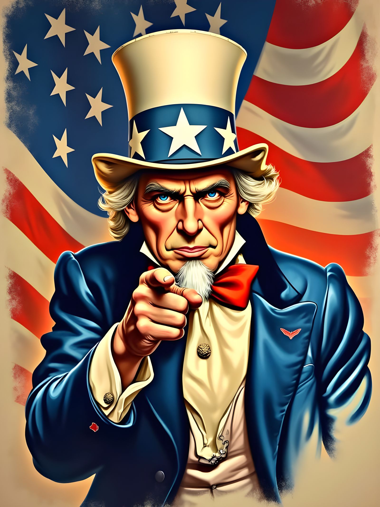 Uncle Sam Recruits: Vintage Patriotism