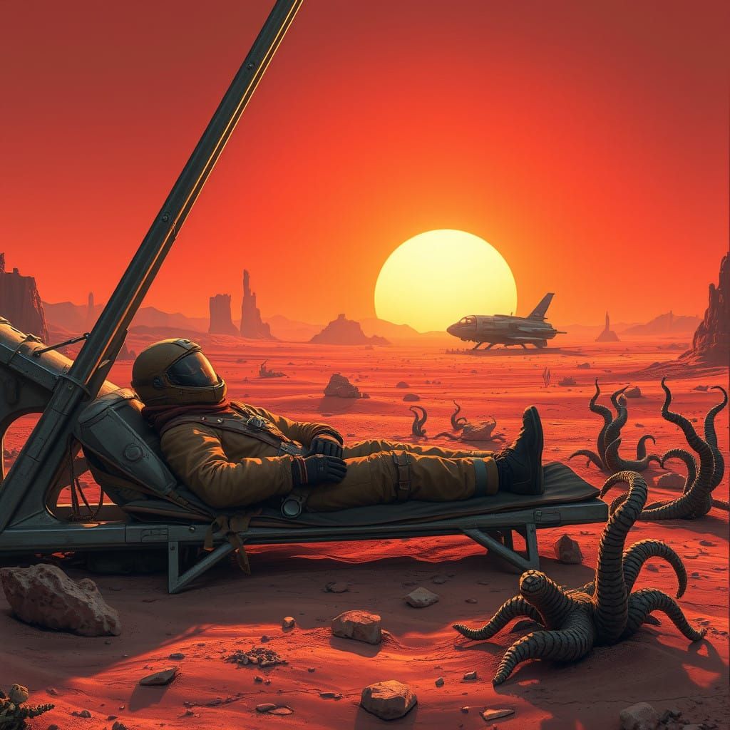 Deserted Scouting Mission on an Alien World