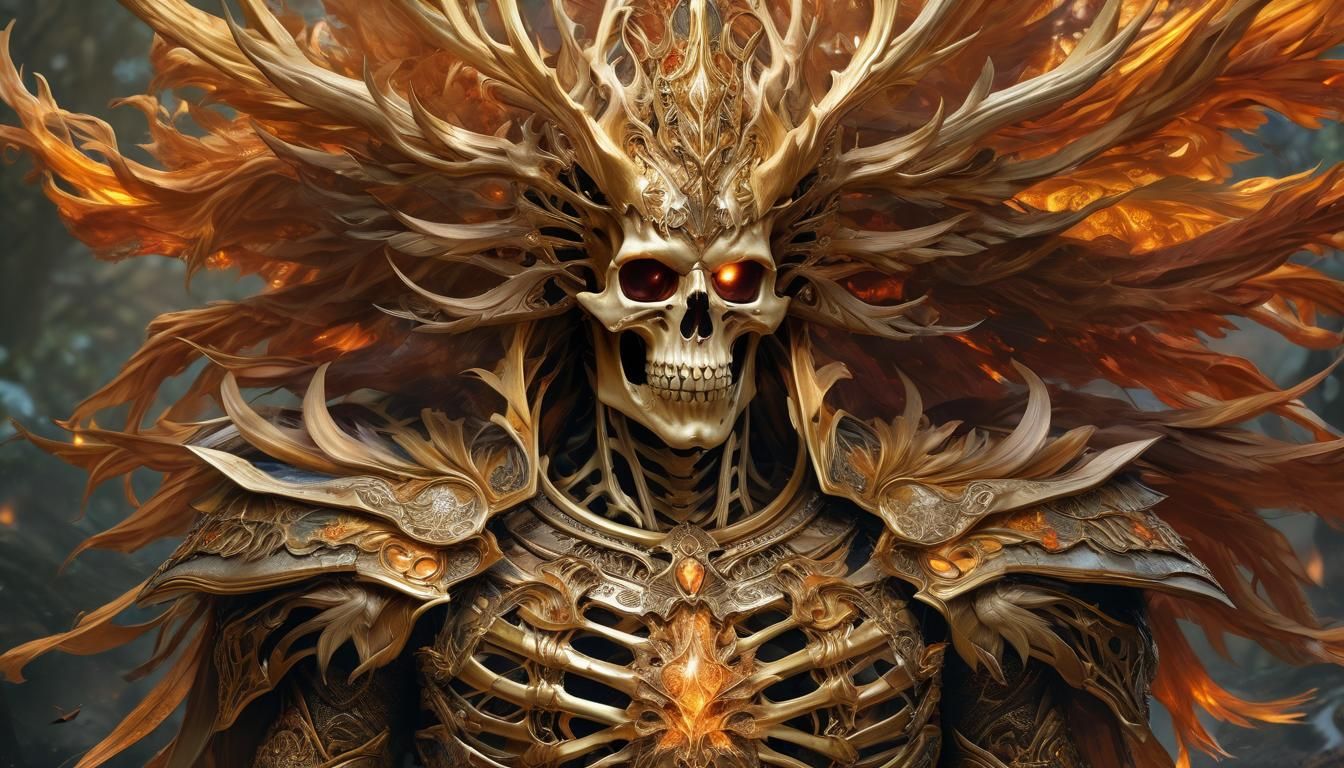 Skeleton King game character