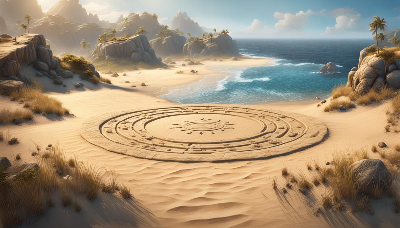 Ocean Circle: 3D Game Cinematic Render