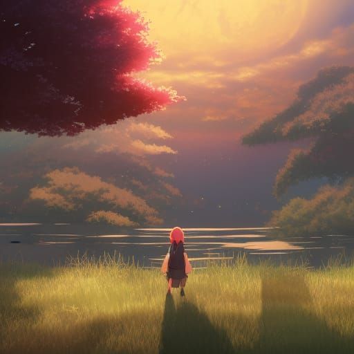 Legacy Daughter in Ghibli Anime Style