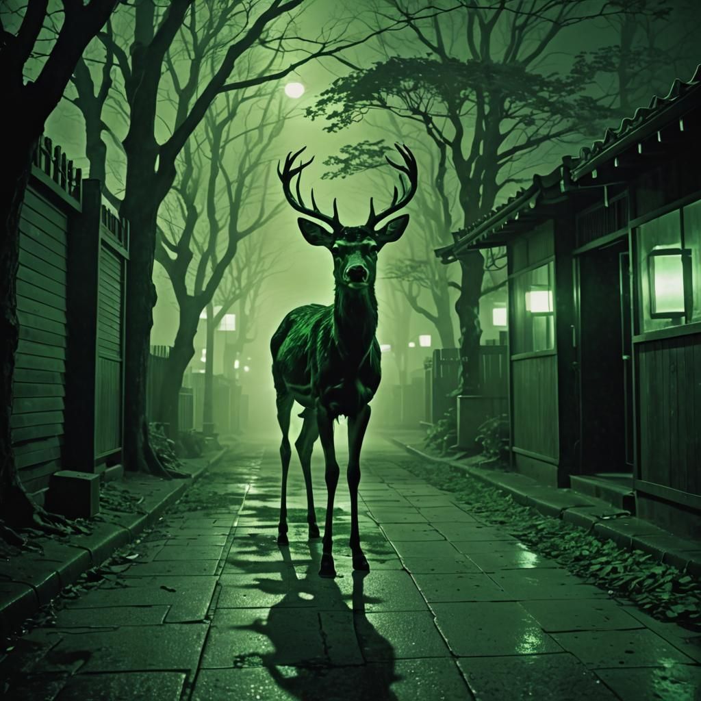 Eerie deer